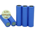 18650 3.7v 2200mah Lithium Battery Pieces 18650 Li Ion Rechargeable 2200mah 3.7v 8.14wh Battery