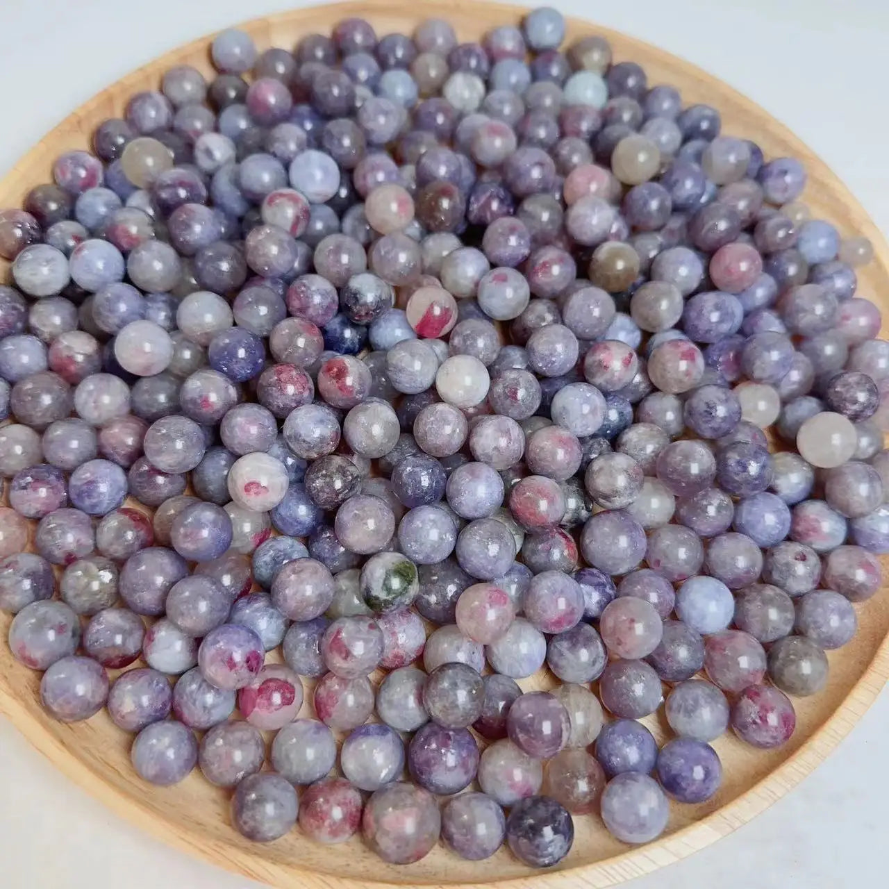 Mini Pink Tourmaline Unicorn Stone Crystal Ball Natural Rock Unicorn Stone Crystal Spheres
