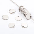 Custom Jewelry Accessoires Brand Sewing Metal Logo Stainless Steel Metal  for Swimwear Jewelry Making