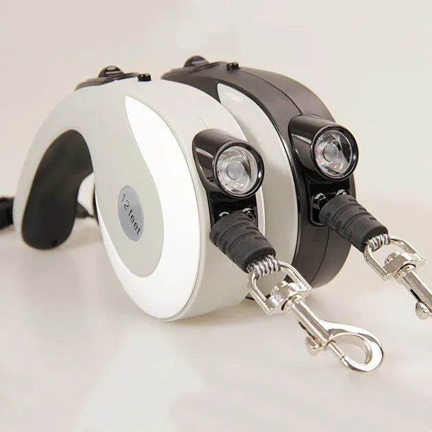 Wholesale High Quality Strong 12ft Retractable Dog Leash with Led Light