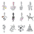 Fine Silver Jewelry New Designer 925 Sterling Silver Cartoon DIY Girls S925 Charms Pendant for Necklace Bracelet Jewelry Making