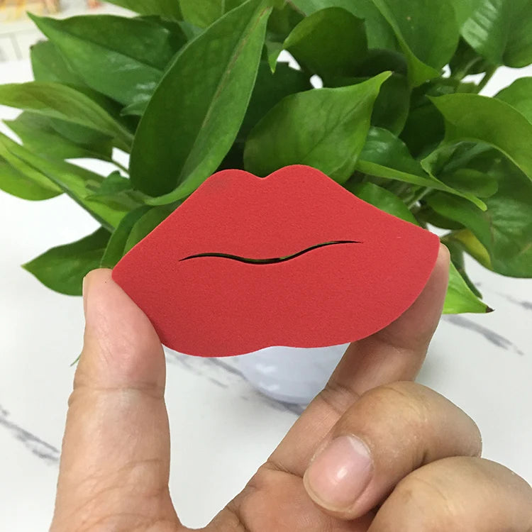 Best-Selling Lipstick Shape Latex Free Expanded in Water Custom Logo Makeup Sponge with OEM Service