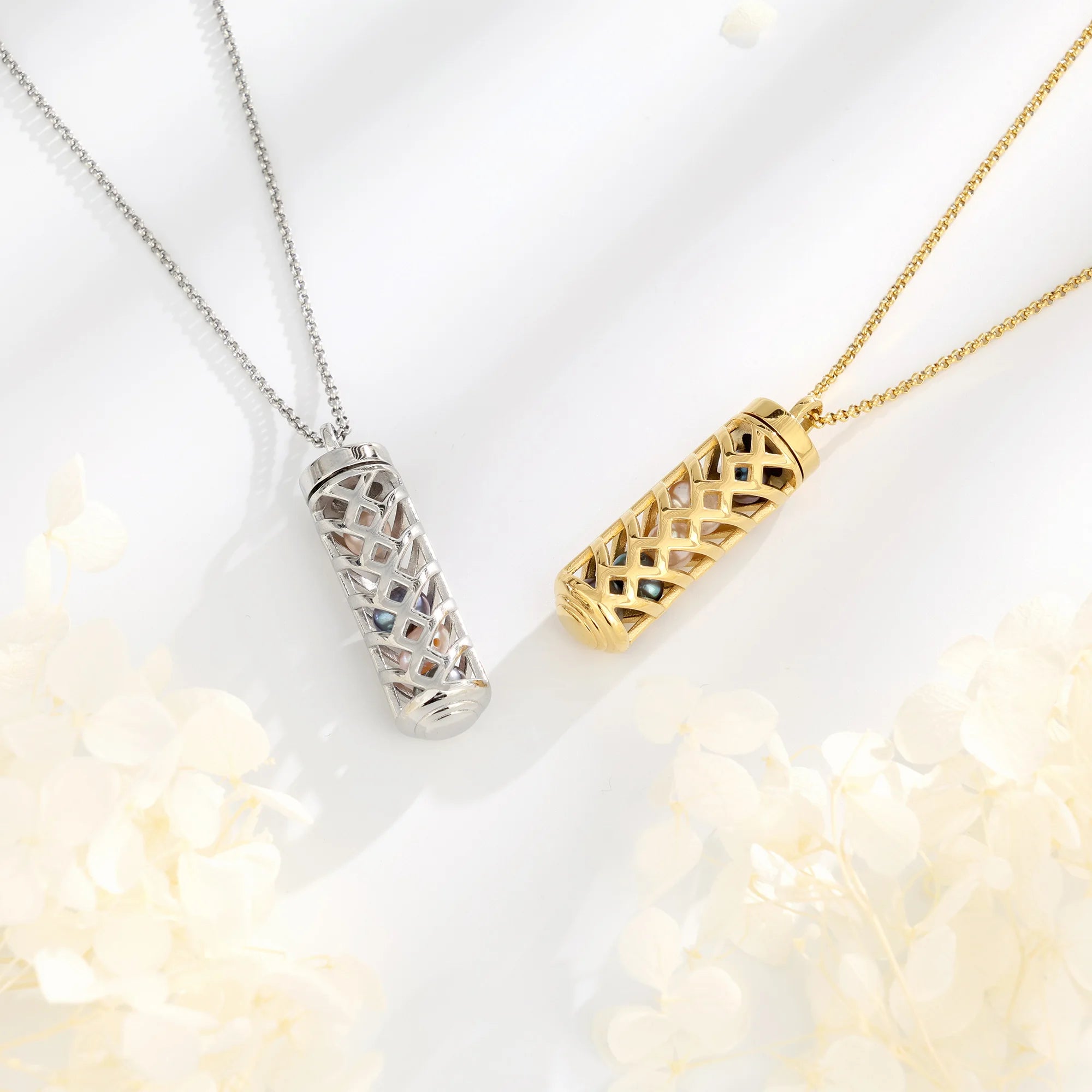 30% off Gold Plated Stainless Steel Diffuser Lockets Bead Design Harmony Bola Bead Cages Pendants for Women