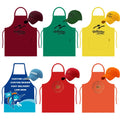 Promotional Kitchen Aprons Sublimated Custom Logo Black Aprons with Pocket Restaurant Chef Barber Hairdressing Salon Apron