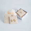 Wholesale Beige Microfiber Jewelry Pouch Logo Embossed Envelope Gift Packaging Bags Flap Suede New Design Insert Card