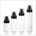 80 120ML Transparent Round Fine Mist Makeup Spray Bottles Moisturizing and Sunscreen Spray Bottle