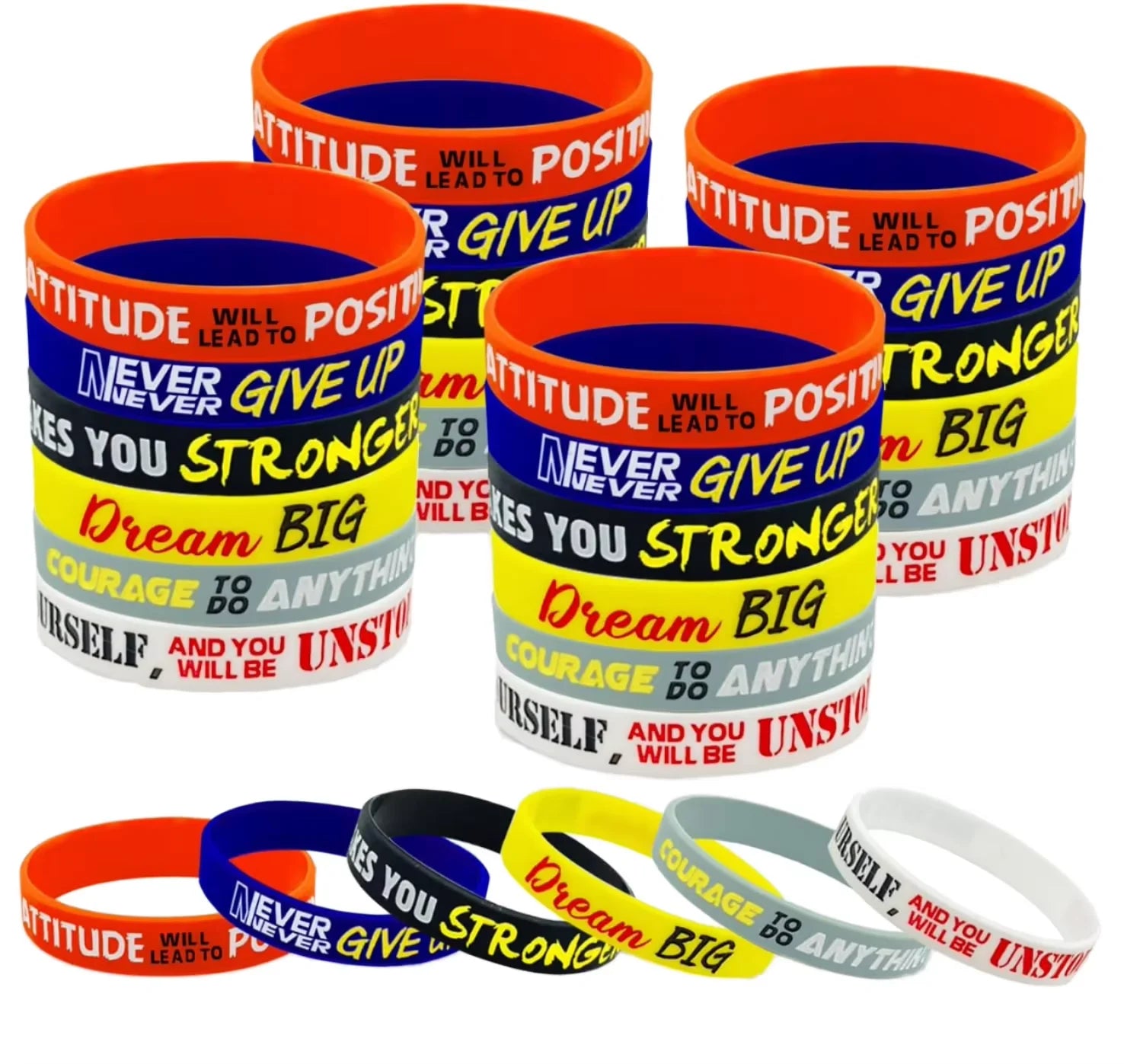 Cheap Fashion Promotional Gift Waterproof Durable Silicone Rubber Glow-in-Dark Wristband with Custom Logo for Events