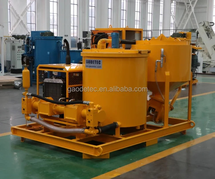 High Quality diesel Hydraulic Two Cylinders Piston Grout Pump Plant for Sale