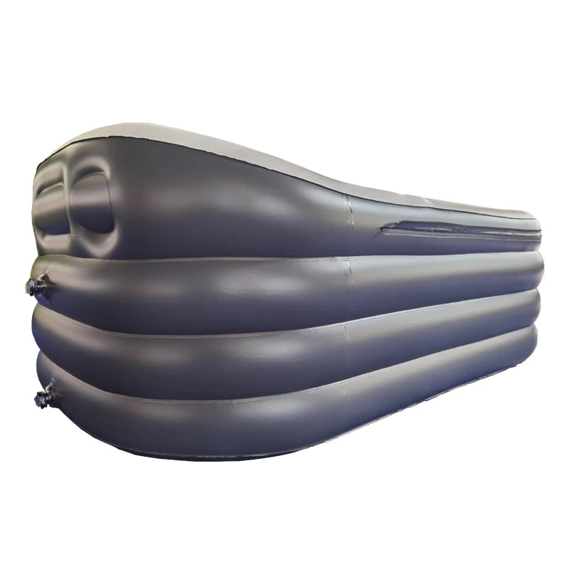 Black Portable Adult Inflatable Balloon Spa Sauna Sitting Hot Tubs Bathtub