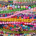 Wholesale Multi-Colors Polymer Clay Beads Fruit Clay Beads Smiling Face Jewelry Beads for Bracelet Making