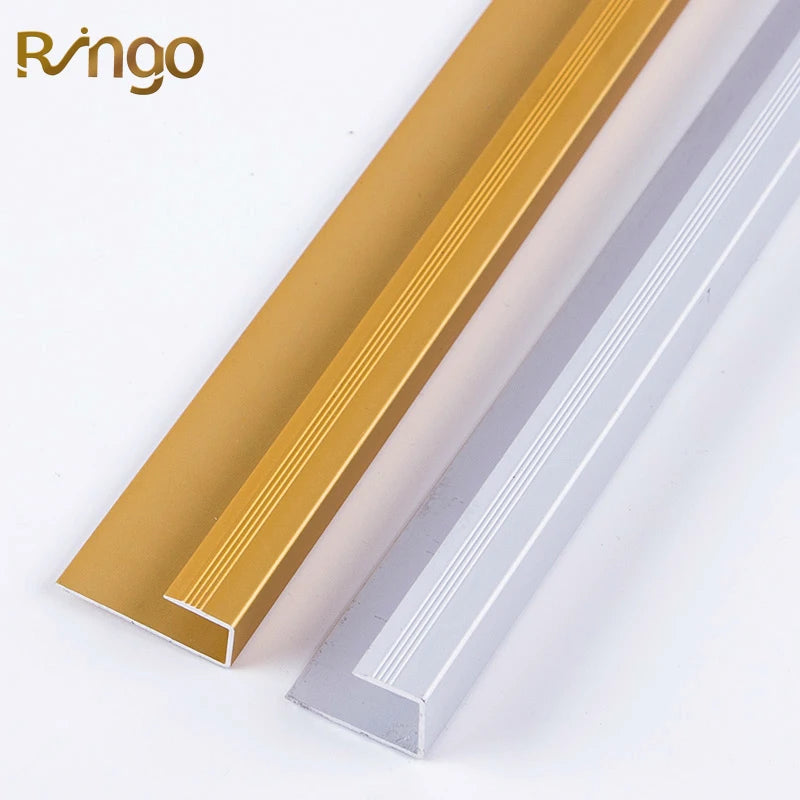 Foshan Ringo Factory's Modern Aluminum Anti-Slip Stair Nosing Durable Outdoor Safety Guard for Hospitals Square Stair Cover