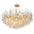 Spring Layer Golden Special Round New Led Ceiling Lamp Modern for Living Room Dining Room Big Hotel Chandelier Lighting