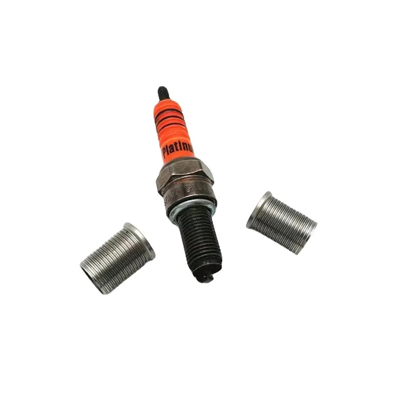 Industrial M10*1-M12*1-17mm Fasteners 304 Stainless Steel with Natural Thread Insert Zinc Material for Spark Plug Repair