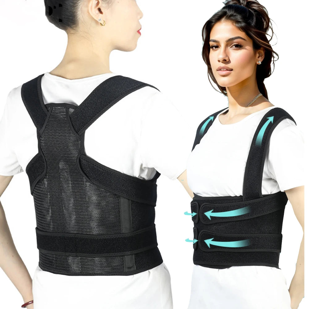 New Design Posture Corrector for Men and Women Back Brace for Posture Corrector Adjustable and Comfortable Back Support