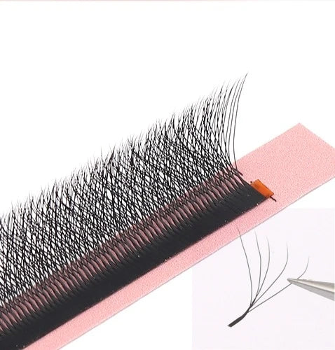 Cheap Wholesale Natural Soft 0.05 0.07 C D Curl 5d Shape w Lashes Five-leaf Clover Individual Eyelash Extension