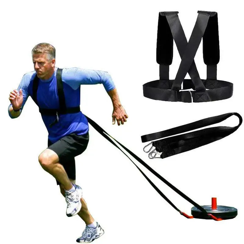 Hot Selling Power-Assisted Speed Training Tension Band Weight-Bearing Workout Resistance Training Belts for Gym Fitness