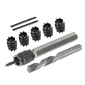 8mm 9PCS HSS Spot Weld Cutter Drill Bit 3/8 Twist Drill with Hexagon Shank Storage Case Included
