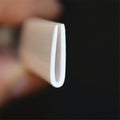 12.8mm U Shape Plastic Pvc Strip for Supermarket