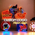 3D UV Printed Custom LED Neon Sign Stainless Steel IP65 Waterproof Multi-Color Outdoor Advertising Marquee Letters Neon Lights
