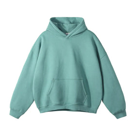 Men's Heavyweight Polyester Cotton Hoodies Custom Printed Logo Pullover Sweatshirts for Autumn Season