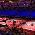 Enlio ITTF Certified Professional Indoor Table Tennis Flooring -  PVC Weaving Texture Sports Matting Tournament-Grade