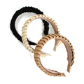 Wholesale Custom Handmade Fashion Grosgrain Head Bands for Women Grosgrain Ribbon Hair Hoop Headbands