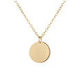Gift Items Customized Necklace Round Ring Pendant Necklace for Girls
