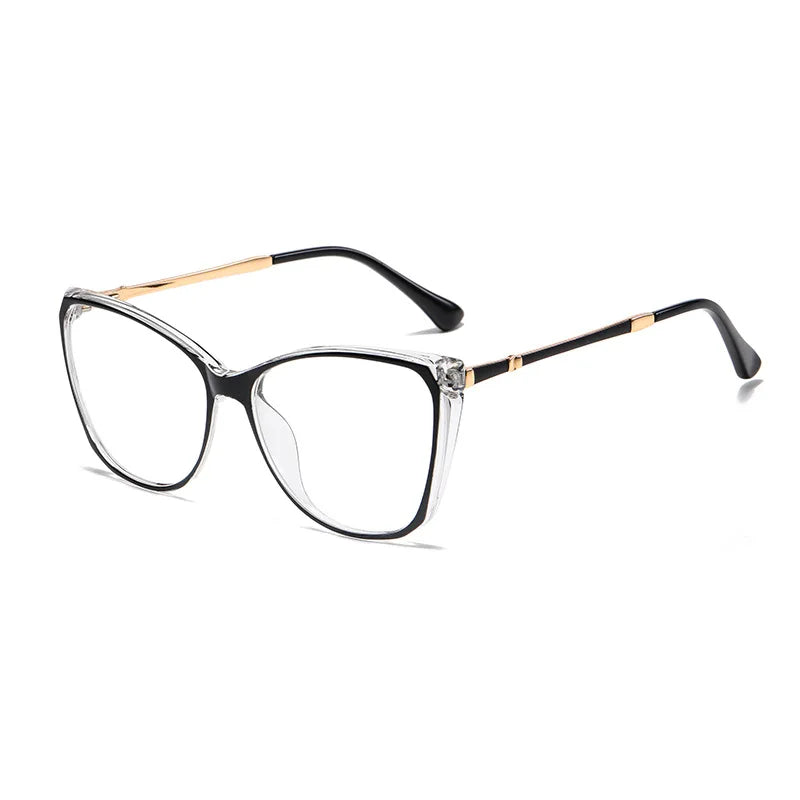 Transparent TR90 Women Eyeglasses Frame Optical Frame for Girls Custom Logo Optical Glasses Eyewear