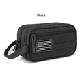 Men's Travel Health Storage Bag Fashionable Nylon Finishing Toiletries Bag with Zipper Closure for Shaving Beauty Set