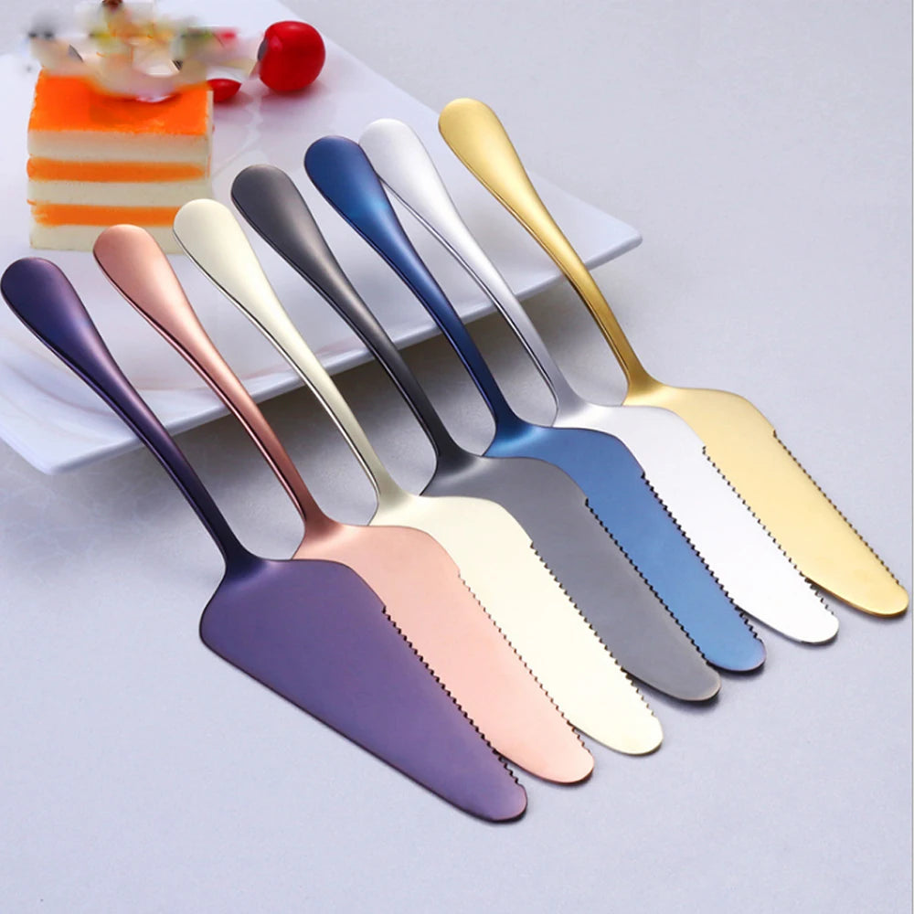 Bakeware Sets Metallic Dessert Cutlery Spatula Cake Shovel Pizza Stainless Steel Pizza Shovel