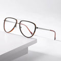 2024 New Arrival Anti Blue Light Glasses Square Acetate Frame Glasses Luxury Brand Designer Eyeglasses Frame