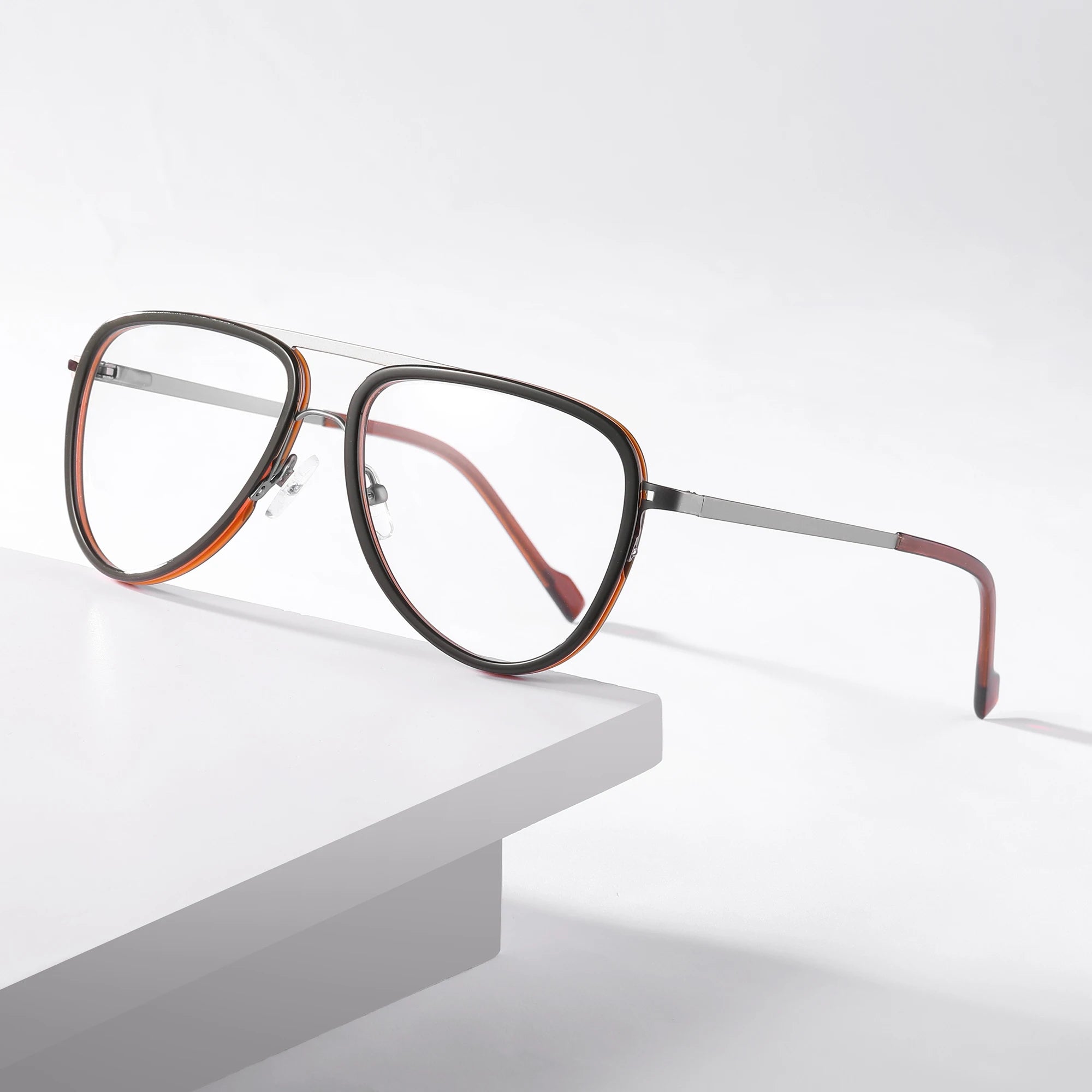2024 New Arrival Anti Blue Light Glasses Square Acetate Frame Glasses Luxury Brand Designer Eyeglasses Frame