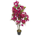 5Ft Elegant Indoor/Outdoor 120cm Artificial Paperflower Tree Decorative Plastic Plant Pot Stylish Indoor Outdoor Product