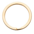 Wholesale 25mm 30mm Metal Gold Flat Split Key Ring Round Key Ring Keyring Keychain