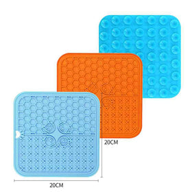 Wholesale Square Shape Pet Supplier Silicone Slow Feeder Dog Lick Mat