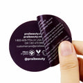 Peel Reseal Multi Layer Labels Multi Layer Stickers Peel and Reveal Sticker Labels