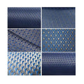 Factory Direct Sell Customized Jacquard Blue Carbon Fiber Color Hybrid Cloth Product