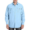 Custom Men's Upf 50+ Sun Breathable Sun Protection Shirt High Quality 100% Polyester Long Sleeve UV Sun Protection Performance
