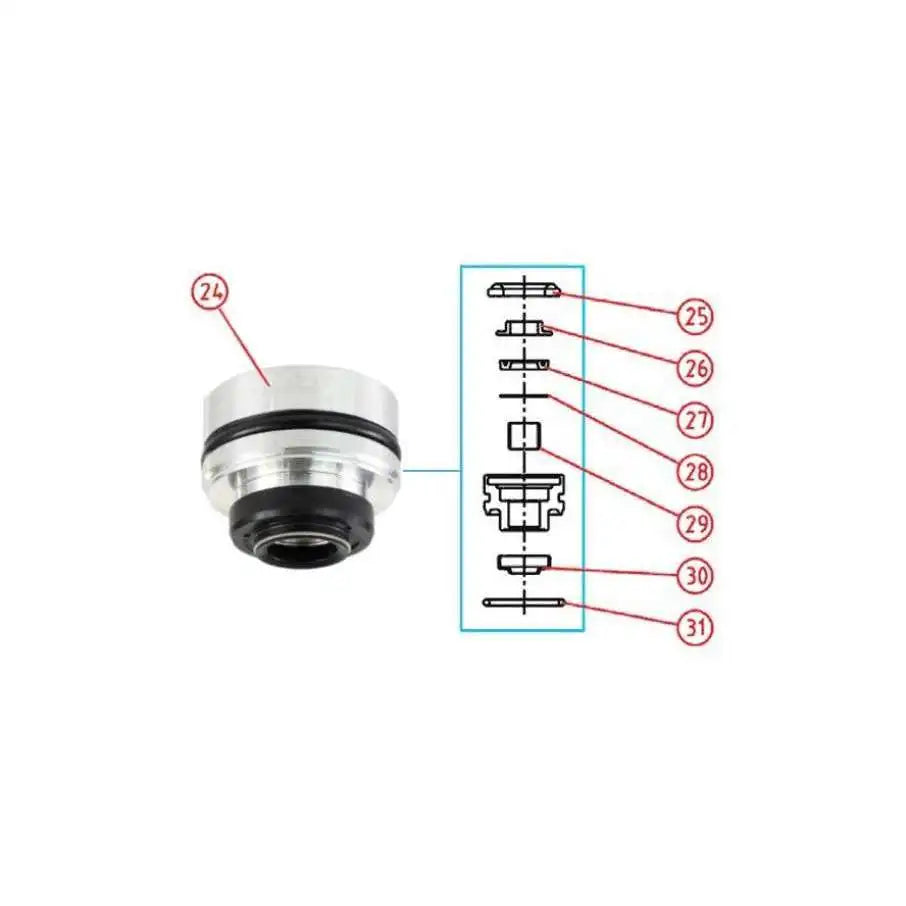 KYB Gas Gas EC-F 250 21 Mono Head Oil Seal N.27 Valve Stem and Mechanical Seal Professional for Autos Mechanics PU Material