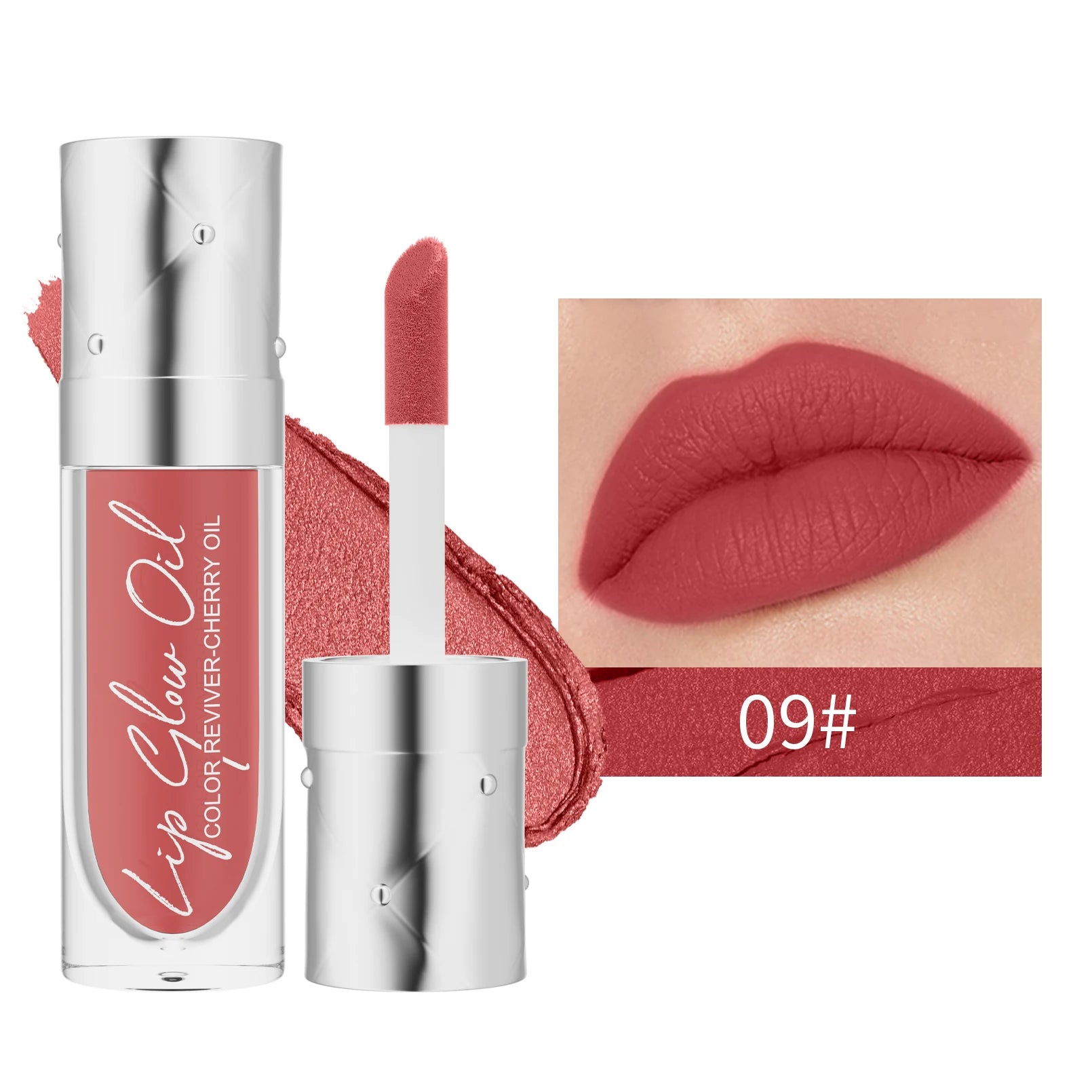 Velvet Liquid Lipstick Private Label Red Matte Lipstick Lip Glaze Non-stick Cup 10 Colors Lip Gloss Set Liquid Lip Oil