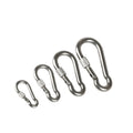Rigging Hardware Lock Carabiner Hook SS304 Spring Snap Hook Carabiner 7x70mm