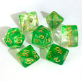 Wholesale Polyhedral RPGS Table Top Games Green Dungeons & Dragons Dice