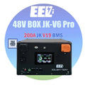 EU Stock EEL 48V 280ah V6-Pro DC Breaker Class T Fuse Lifepo4 Battery Case with JK 200A BMS EVE LF334 334Ah Home Energy Storage