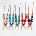 Religious Style Personality Jewelry Resin Conch Geometric Bead Chain Acrylic Moon Statement Necklace Accessories 2025