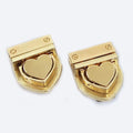 Deepeel BK124 Handbag Hardware Accessories Spring Decorative Closure Clasp Bag Mortise Lock Purse Lock