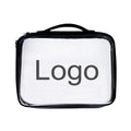 Hot Sale Clear Transparent PVC Cosmetic Bag Waterproof Clear Cosmetics Makeup Bag Customized Travel Clear Clutch Bag