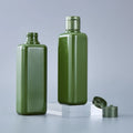 PET 200ml Shampoo Bottle Plastic 200ml Square Shower Gel Container Flip Cap Bottle Shampoo Lotion Bottle
