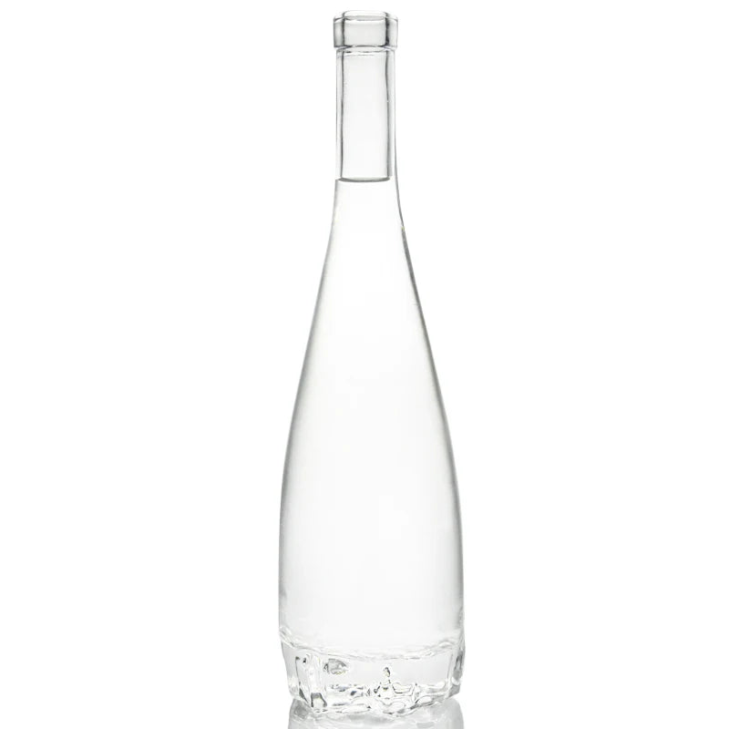 Wholesale Bottles for Vodka Gin Empty Glass Bottle 500Ml 700Ml 750Ml 1000Ml Liquor Fancy Costume Vodka Gin Glass Bottle