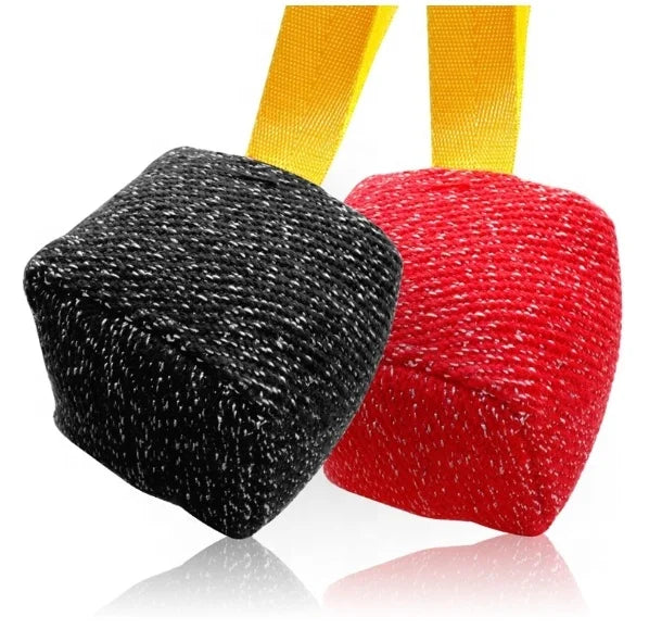 USMILEPET Direct Hemp Square Bite Pillow Toys for Dogs Factory Training and Teething Products Sustainable and Eco-Friendly