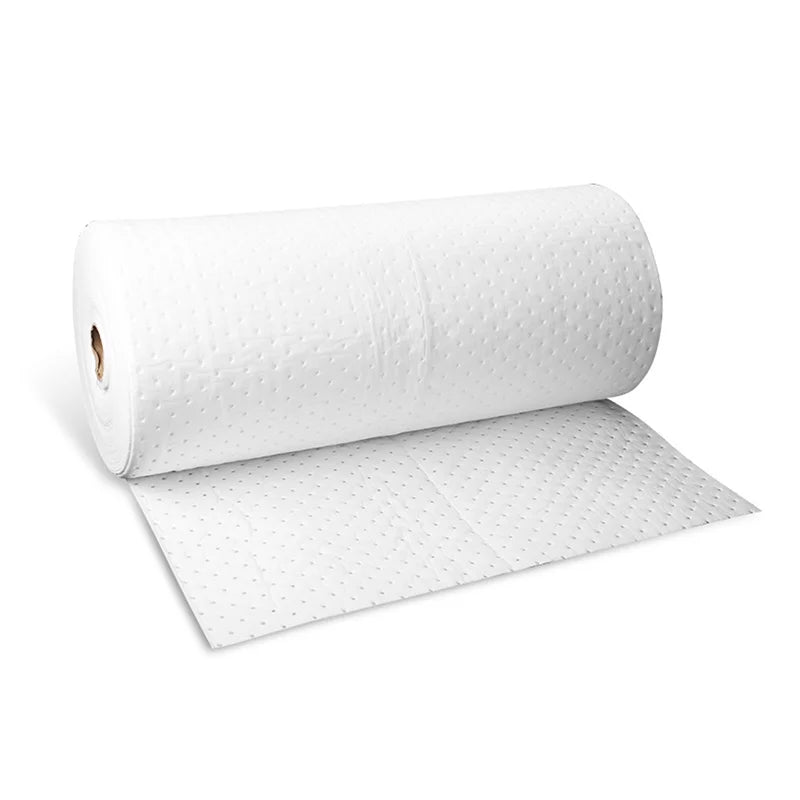 OILSPILLPRO OOA-R0250D Marine Spille Absorb Oil Absorbent Felt Oil Only Absorbent Roll for Workplace Oil Spills